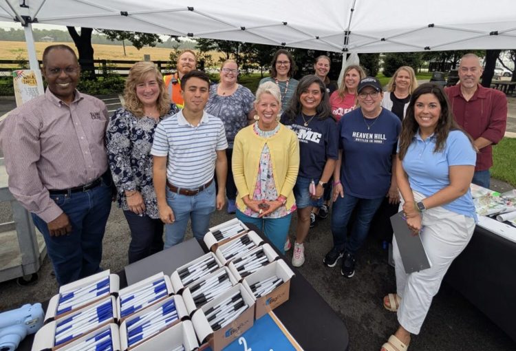 Heaven Hill hosts Community Day, donates 650 backpacks to local students